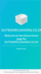 Mobile Screenshot of outdoorcushions.co.za