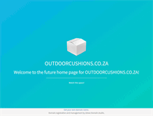 Tablet Screenshot of outdoorcushions.co.za